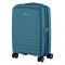 Набір валіз 2E, Aero, поліпропілен, (M+S), TSA, 4 колеса, EXP, синій