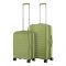 Набір валіз 2E, Aero, поліпропілен, (M+S), TSA, 4 колеса, EXP, оливково-зелений