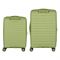 Набір валіз 2E, Aero, поліпропілен, (M+S), TSA, 4 колеса, EXP, оливково-зелений