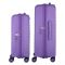 Набір валіз 2E, Aero, поліпропілен, (M+S), TSA, 4 колеса, EXP, лавандовий