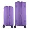 Набір валіз 2E, Aero, поліпропілен, (M+S), TSA, 4 колеса, EXP, лавандовий