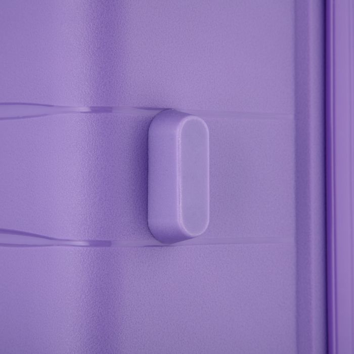 Набір валіз 2E, Aero, поліпропілен, (M+S), TSA, 4 колеса, EXP, лавандовий