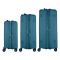 Набір валіз 2E, Aero, поліпропілен, (L+M+S), TSA, 4 колеса, EXP, синій