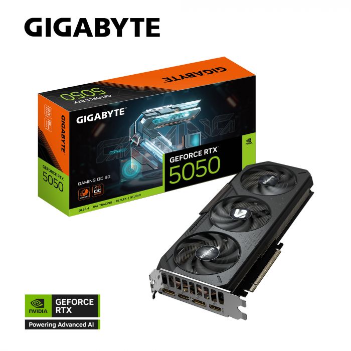 Відеокарта GIGABYTE GeForce RTX 5050 8GB GDDR6 GAMING OC