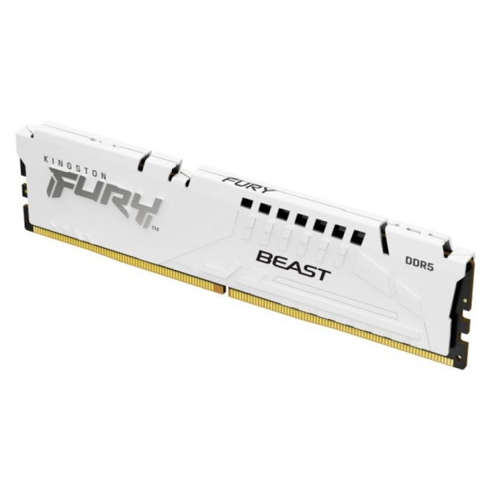 Пам'ять ПК Kingston DDR5 16GB 5600 FURY Beast Білий EXPO