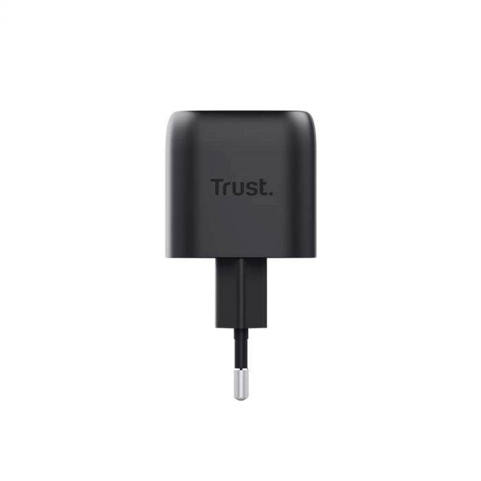 Зарядний пристрій мережевий Trust Maxo 30Вт, GaN, USB-C, PD/PPS, чорний Зарядний пристрій мережевий Trust Maxo 30Вт, GaN, USB-C, PD/PPS, чорний