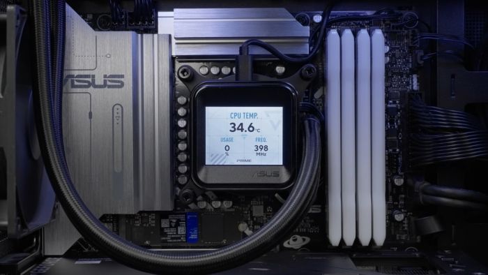 Система рідинного охолодження ASUS PRIME LC 360 ARGB LCD Intel LGA 1700, 1200, 1851, AMD AM4, AM5 ARGB LCD 	90RC00Z1-B0EAY0