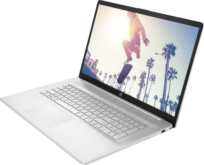 Ноутбук HP 17-cp2039ua 17.3" FHD IPS AG, AMD R5-7520U, 16GB, F1024GB, UMA, DOS, сріблястий