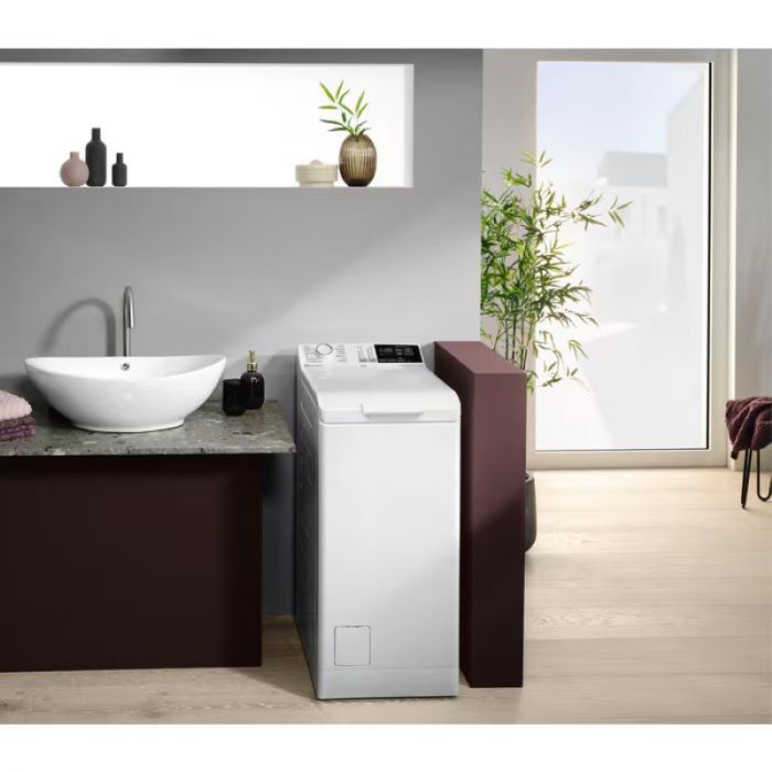 Пральна машина Electrolux вертикальна, 7кг, 1200, A, 60см, дисплей, інвертор, білий