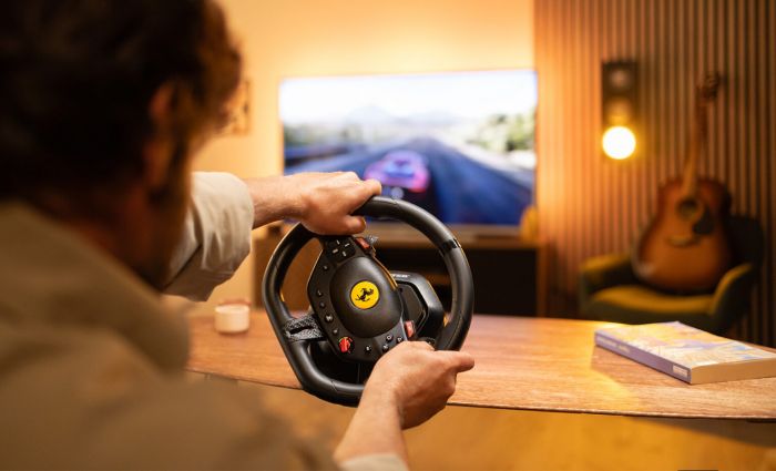 Кермо і педалі Thrustmaster T98-P FERRARI 296 GTB , PC/PS4/PS5 Кермо і педалі Thrustmaster T98-P FERRARI 296 GTB , PC/PS4/PS5