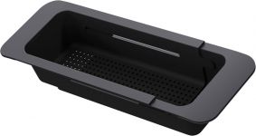 Корзина Deante, 134х68х395мм, для сушки овочів для фруктів, чорна