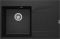 Мийка кухонна Deante Evora, граніт, прямокутна, з крилом, 760х500х195мм, чаша - 1, врізна, графіт