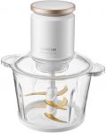 Подрібнювач Sencor, 800 Вт, 6 лез, чаша-3 л., скло, білий