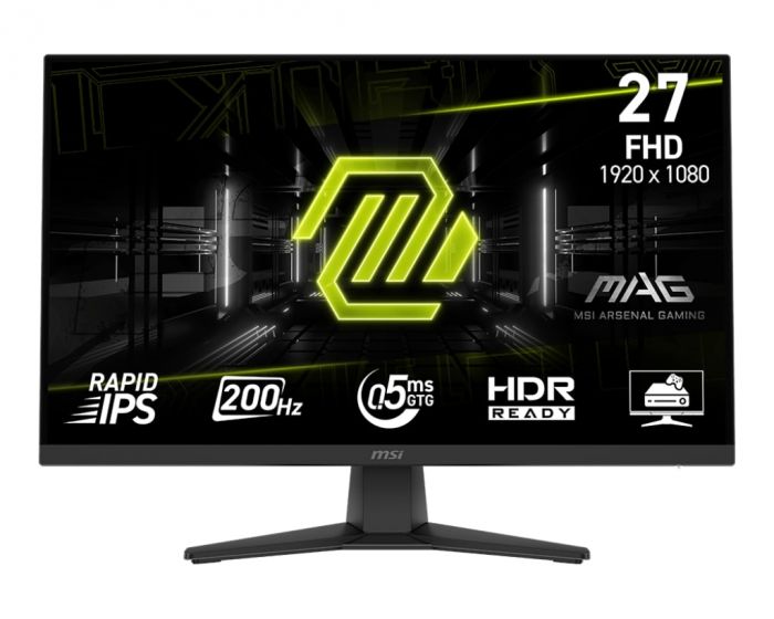Монітор MSI 27" MAG 272F HDMI, DP, Audio, IPS, 1920x1080, 200Hz, 0.5ms, sRGB 115%, FreeSync Монітор MSI 27" MAG 272F HDMI, DP, Audio, IPS, 1920x1080, 200Hz, 0.5ms, sRGB 115%, FreeSync