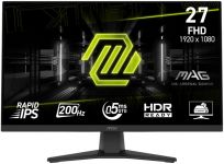 Монітор MSI 27" MAG 272F HDMI, DP, Audio, IPS, 1920x1080, 200Hz, 0.5ms, sRGB 115%, FreeSync
