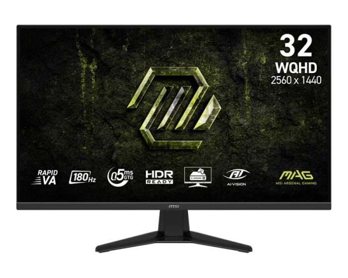Монітор MSI 31.5" MAG 325QF-E18V 2xHDMI, DP, Audio, VA, 2560x1440, 180Hz, 0.5ms, sRGB 109%, AdaptiveSync Монітор MSI 31.5" MAG 325QF-E18V 2xHDMI, DP, Audio, VA, 2560x1440, 180Hz, 0.5ms, sRGB 109%, AdaptiveSync