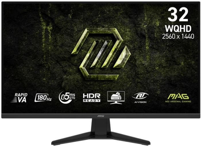 Монітор MSI 31.5" MAG 325QF-E18V 2xHDMI, DP, Audio, VA, 2560x1440, 180Hz, 0.5ms, sRGB 109%, AdaptiveSync Монітор MSI 31.5" MAG 325QF-E18V 2xHDMI, DP, Audio, VA, 2560x1440, 180Hz, 0.5ms, sRGB 109%, AdaptiveSync