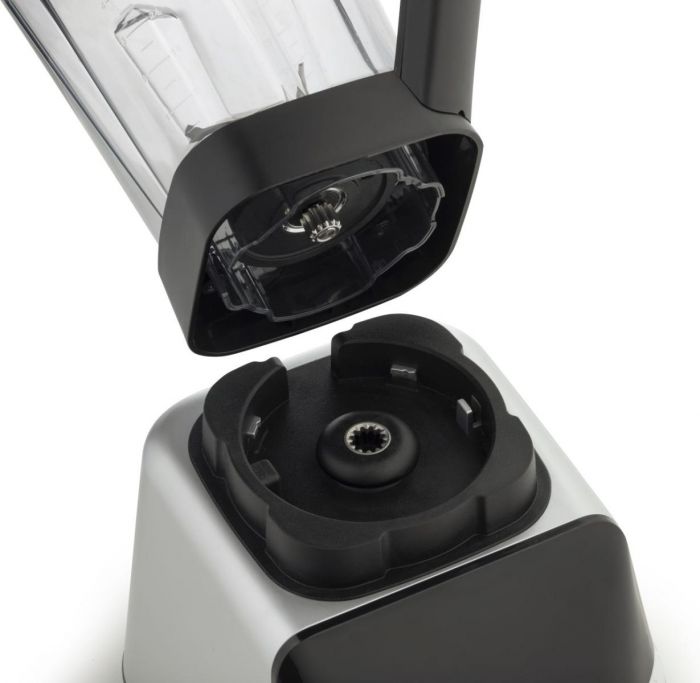 Блендер Gorenje стаціонарний 1500Вт, чаша-2000мл, дисплей, подрібнювач, чорний-нерж Блендер Gorenje стаціонарний 1500Вт, чаша-2000мл, дисплей, подрібнювач, чорний-нерж