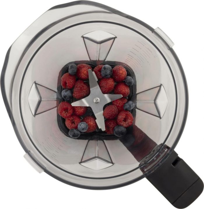 Блендер Gorenje стаціонарний 1500Вт, чаша-2000мл, дисплей, подрібнювач, чорний-нерж Блендер Gorenje стаціонарний 1500Вт, чаша-2000мл, дисплей, подрібнювач, чорний-нерж