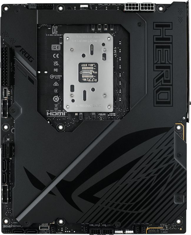 Материнcька плата ASUS ROG CROSSHAIR X870E HERO BTF sAM5 X870E 4xDDR5 M.2 HDMI WiFi BT ATX приховане підключення роз'ємів Материнcька плата ASUS ROG CROSSHAIR X870E HERO BTF sAM5 X870E 4xDDR5 M.2 HDMI WiFi BT ATX приховане підключення роз'ємів