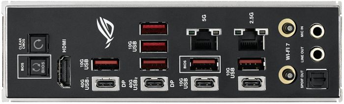 Материнcька плата ASUS ROG CROSSHAIR X870E HERO BTF sAM5 X870E 4xDDR5 M.2 HDMI WiFi BT ATX приховане підключення роз'ємів Материнcька плата ASUS ROG CROSSHAIR X870E HERO BTF sAM5 X870E 4xDDR5 M.2 HDMI WiFi BT ATX приховане підключення роз'ємів