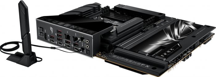 Материнcька плата ASUS ROG CROSSHAIR X870E HERO BTF sAM5 X870E 4xDDR5 M.2 HDMI WiFi BT ATX приховане підключення роз'ємів Материнcька плата ASUS ROG CROSSHAIR X870E HERO BTF sAM5 X870E 4xDDR5 M.2 HDMI WiFi BT ATX приховане підключення роз'ємів
