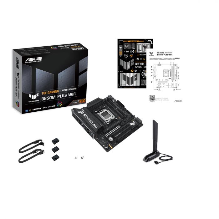 Материнcька плата ASUS TUF GAMING B850M-PLUS WIFI7 sAM5 B850 4xDDR5 M.2 HDMI DP Wi-Fi BT mATX Материнcька плата ASUS TUF GAMING B850M-PLUS WIFI7 sAM5 B850 4xDDR5 M.2 HDMI DP Wi-Fi BT mATX