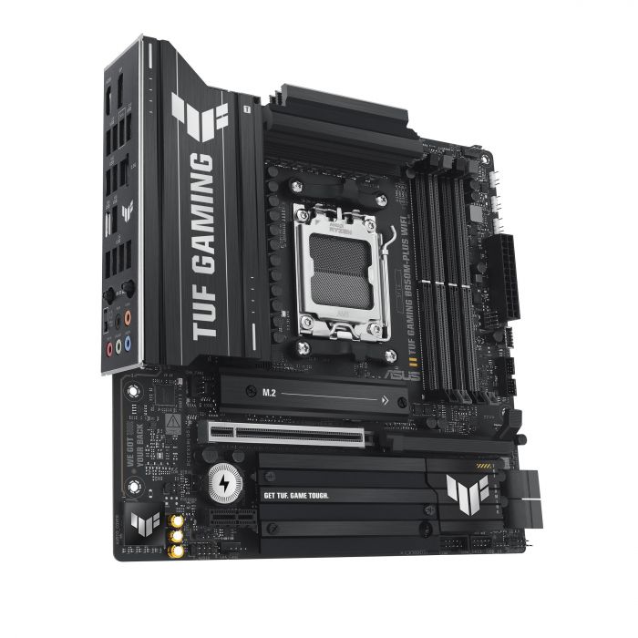 Материнcька плата ASUS TUF GAMING B850M-PLUS WIFI7 sAM5 B850 4xDDR5 M.2 HDMI DP Wi-Fi BT mATX Материнcька плата ASUS TUF GAMING B850M-PLUS WIFI7 sAM5 B850 4xDDR5 M.2 HDMI DP Wi-Fi BT mATX
