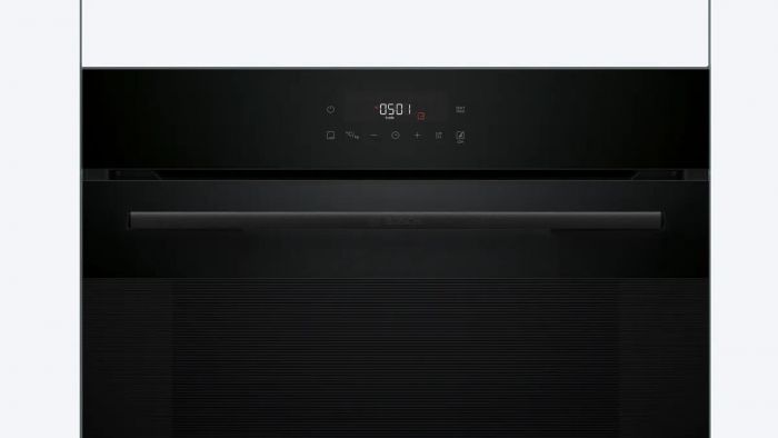 Духова шафа Bosch електрична, 76л, A, дисплей, конвекція, телескопічні направляючі, soft closing, чорний Духова шафа Bosch електрична, 76л, A, дисплей, конвекція, телескопічні направляючі, soft closing, чорний