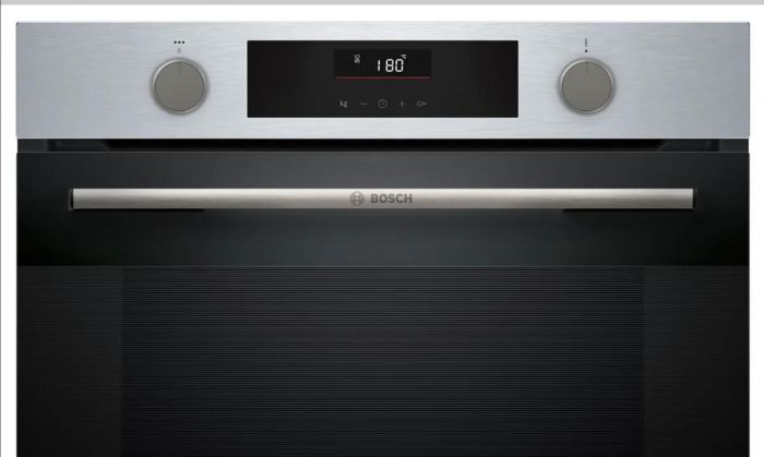 Духова шафа Bosch електрична, 76л, A, дисплей, конвекція, телескопічні направляючі,  нержавіюча сталь