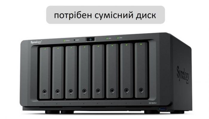 Мережеве сховище NAS Synology DS1825+ Мережеве сховище NAS Synology DS1825+