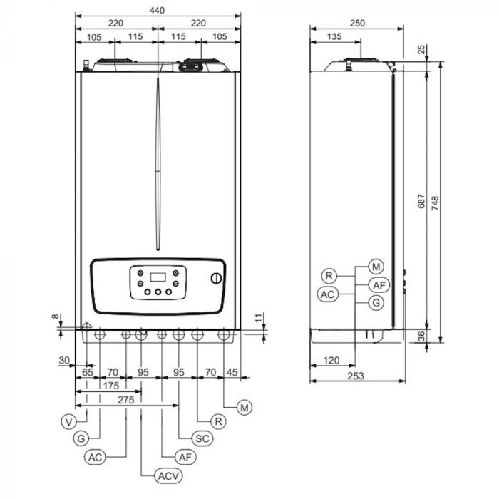 Котел газовий конденсаційний Immergas Victrix Tera V2 32 EU конденсаційний двоконтурний 32кВт Котел газовий конденсаційний Immergas Victrix Tera V2 32 EU конденсаційний двоконтурний 32кВт