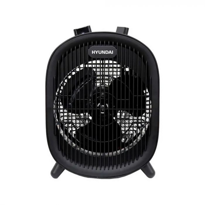 Тепловентилятор HYUNDAI HFH2000FX, 20м2, 2000Вт, мех. упр-ння, спіральний нагрів. елемент, чорний
