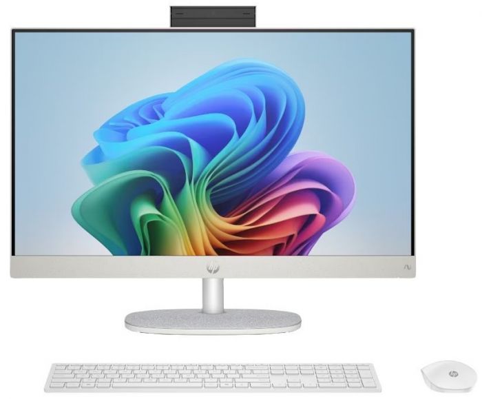 Комп'ютер персональний моноблок HP All-in-One 27" FHD IPS AG, AMD R7-350 AI, 32GB, F2TB, UMA, WiFi, кл+м, Win11, білий Комп'ютер персональний моноблок HP All-in-One 27" FHD IPS AG, AMD R7-350 AI, 32GB, F2TB, UMA, WiFi, кл+м, Win11, білий