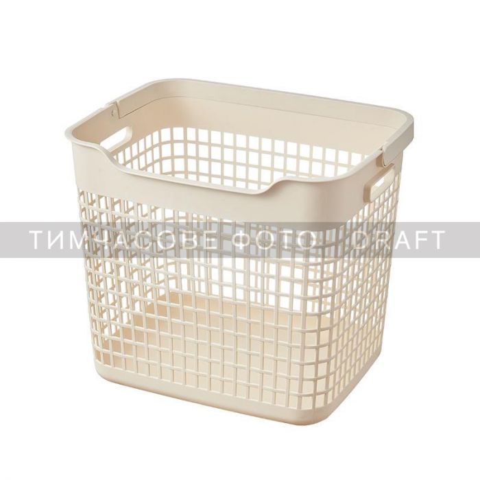 Кошик для білизни Ardesto 38x29.5x33см, 26л, пластик PP, бежевий Кошик для білизни Ardesto 38x29.5x33см, 26л, пластик PP, бежевий