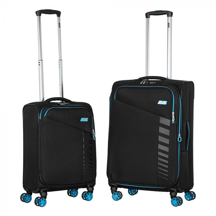 Набір валіз 2E, Trek, (M+S), TSA, 4 колеса, + 2 рюкзаки Cabin (2E-BPET-CABIN-BK), поліестр, чорний Набір валіз 2E, Trek, (M+S), TSA, 4 колеса, + 2 рюкзаки Cabin (2E-BPET-CABIN-BK), поліестр, чорний