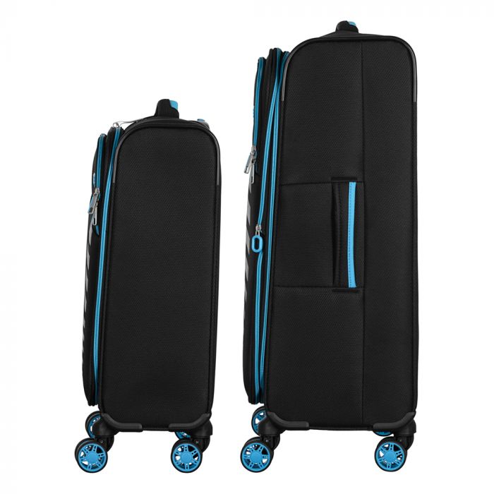 Набір валіз 2E, Trek, (M+S), TSA, 4 колеса, + 2 рюкзаки Cabin (2E-BPET-CABIN-BK), поліестр, чорний Набір валіз 2E, Trek, (M+S), TSA, 4 колеса, + 2 рюкзаки Cabin (2E-BPET-CABIN-BK), поліестр, чорний