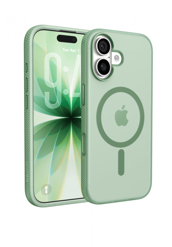 Чохол Belkin для iPhone 17, Magnetic Protective Grip, Sage