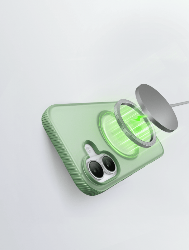 Чохол Belkin для iPhone 17, Magnetic Protective Grip, Sage