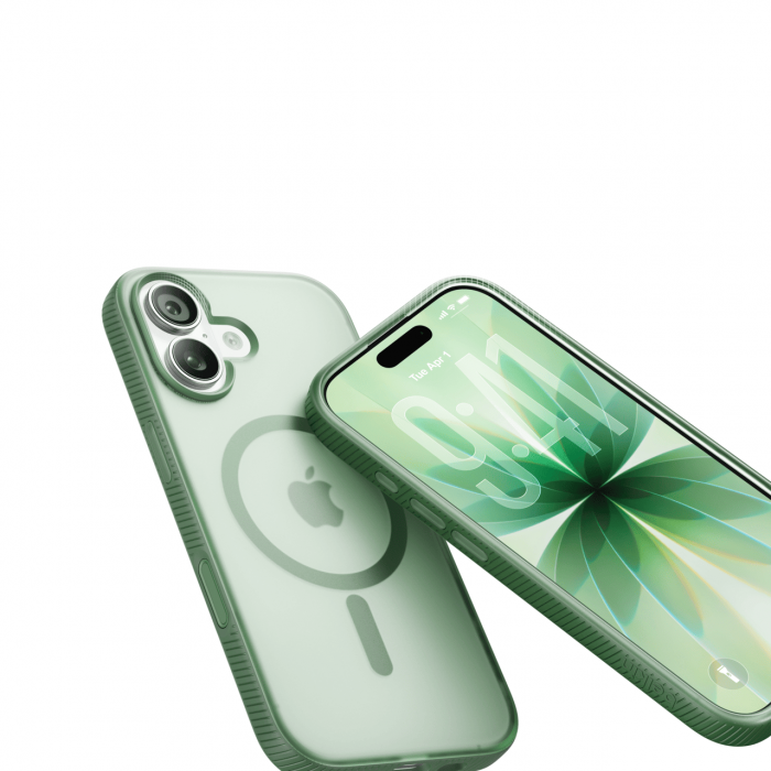 Чохол Belkin для iPhone 17, Magnetic Protective Grip, Sage