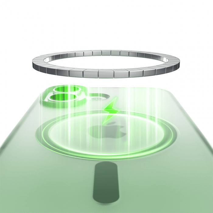 Чохол Belkin для iPhone 17, Magnetic Protective Grip, Sage