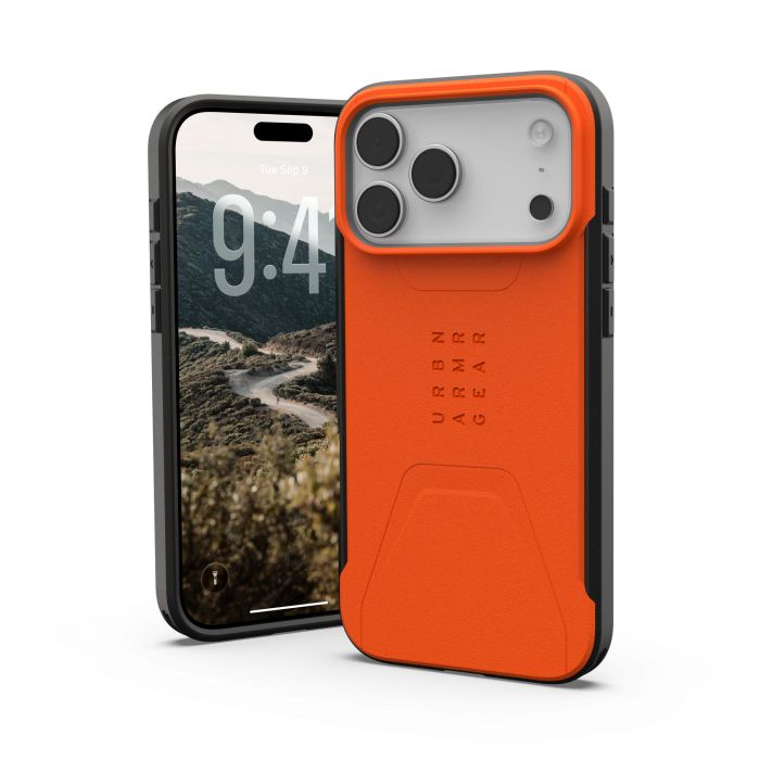 Чохол UAG для iPhone 17 Pro Max, Civilian MagSafe, Orange