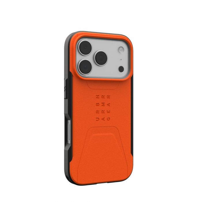 Чохол UAG для iPhone 17 Pro, Civilian MagSafe, Orange