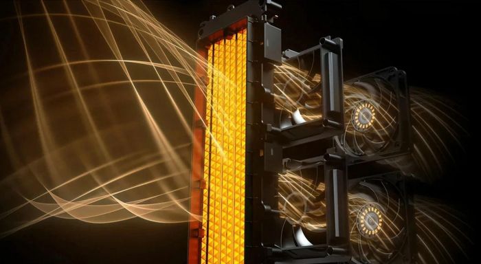 Тепловентилятор Dreo, 25м2, 2000Вт, электр. упр-ние, керамич. нарев.элемент , пульт ДУ, 4 скорост., серебристый Тепловентилятор Dreo, 25м2, 2000Вт, электр. упр-ние, керамич. нарев.элемент , пульт ДУ, 4 скорост., серебристый