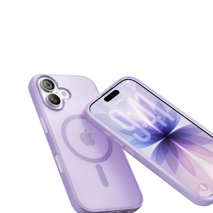 Чохол Belkin для iPhone 17, Magnetic Protective Grip, Lavender