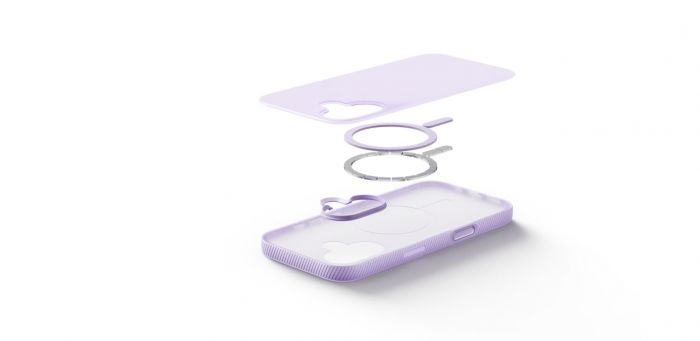 Чохол Belkin для iPhone 17, Magnetic Protective Grip, Lavender