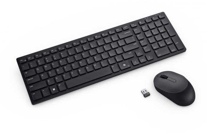 Клавіатура Dell Pro Compact Silent Keyboard and Mouse - KM555 - Ukrainian Клавіатура Dell Pro Compact Silent Keyboard and Mouse - KM555 - Ukrainian