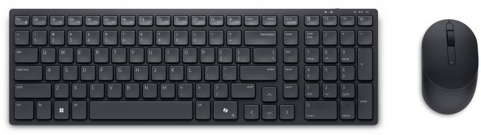Клавіатура Dell Pro Compact Silent Keyboard and Mouse - KM555 - Ukrainian Клавіатура Dell Pro Compact Silent Keyboard and Mouse - KM555 - Ukrainian