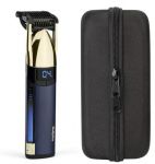 Тример Babyliss Super-X Metal Series Navy&Gold Edition, для голови, вусів та бороди, акум., насадок-1, кейс, сталь, синьо-золотий