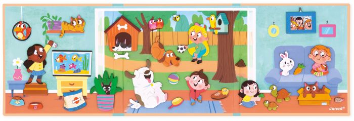 Магнітні історії Janod Домашні тварини Магнітні історії Janod Домашні тварини